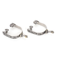 2PCS Stainless Steel West Cowboy Exquisite Pattern