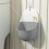 Portable Baby Urinal Boys Gray Cat, Foldable, 150mL Capacity 12