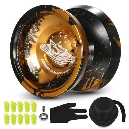 Competitive Aluminum Yo Yo with Bearing Strings Glove Storage Case Gift Idea 2