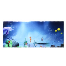 Waterproof Aquarium Background Wall Sticker Pvc