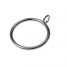 (Silver, 20pcs) 38mm Curtain Rings Metal Eyelet Drapery Rings For Kitchen Bedroom