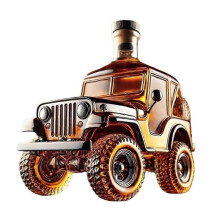Car Whiskey Decanter Vintage Car Glass Decanter Home Bar Decoration Wine Bottle Gift for Grandfather