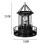 Led Solar Powered Lighthouse, 360 Degree Rotating Courtyard Lights A 3