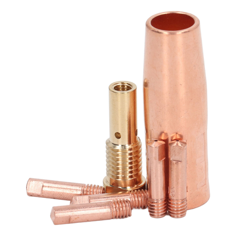 Flux Core Mig Welding Gun Nozzle Kit Brass 0.8Mm 0.031In For Century Fc90 / 80Gl 9341338639557
