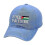 (Light Blue)Free Palestine Baseball Cap Printed With Palestinian Flag Vintage Washed Cap 2