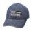 (Navy)Free Palestine Baseball Cap Printed With Palestinian Flag Vintage Washed Cap 2
