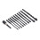 11 PCS Masonry Drill Bit Set – 5-12mm Carbide for Concrete, Tile, Glass 16