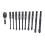 11 PCS Masonry Drill Bit Set – 5-12mm Carbide for Concrete, Tile, Glass 9