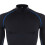 Herren-Kompressionsshirt 260 g XL schwarz-blau 12