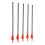 Handmade 5 Pcs Arrow Throwing Pot Set – 41cm Recreational Rubber Arrows 16