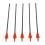 Handmade 5 Pcs Arrow Throwing Pot Set – 41cm Recreational Rubber Arrows 1
