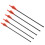 Handmade 5 Pcs Arrow Throwing Pot Set – 41cm Recreational Rubber Arrows 12