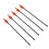 Handmade 5 Pcs Arrow Throwing Pot Set – 41cm Recreational Rubber Arrows 14