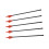 Handmade 5 Pcs Arrow Throwing Pot Set – 41cm Recreational Rubber Arrows 11