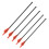 Handmade 5 Pcs Arrow Throwing Pot Set – 41cm Recreational Rubber Arrows 6