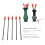 Handmade 5 Pcs Arrow Throwing Pot Set – 41cm Recreational Rubber Arrows 4