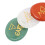 4Pcs Reiki Balancing Stones Assorted Colors, 4.5x3.5cm Crystals 8