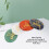 4Pcs Reiki Balancing Stones Assorted Colors, 4.5x3.5cm Crystals 4