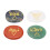 4Pcs Reiki Balancing Stones Assorted Colors, 4.5x3.5cm Crystals 15