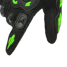 Grüne Nylon-Fahrradhandschuhe Größe L 8,5-9,0cm/3,3-3,5in