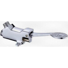 Floor Mount Single Brass Pedal Valve, Foot Operated Faucet, Suitable for Foot Pedal Faucet Touchless Water Pump Functionality