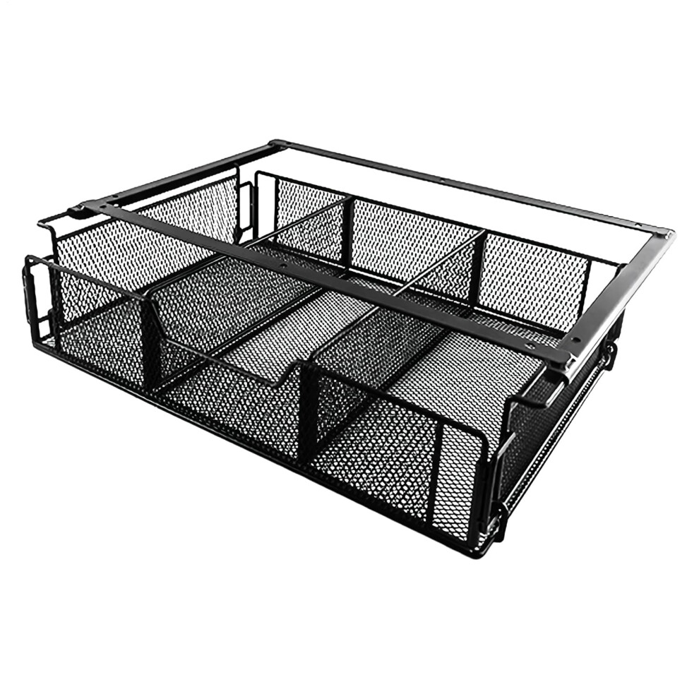 Drawer Under Desk - Metal Organizer with Dividers for Pens and Office Supplies, Space-Saving Design for Easy Access-image-OPC-PJHD7WP-NEW