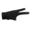 Black 3-Layer 2-Finger Tablet Drawing Glove Breathable Smudge Prevent M 1