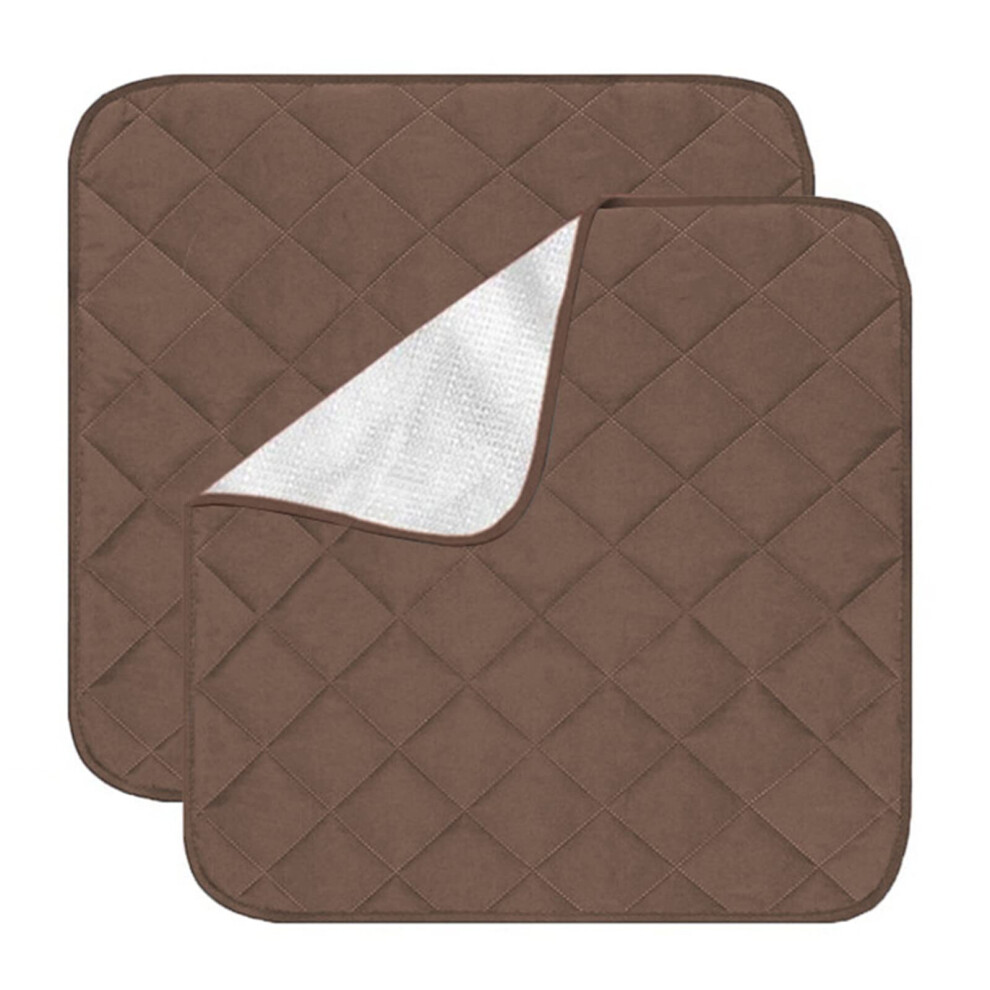 2 Pack Waterproof Incontinence Chair Pads for Wheelchairs, Non-Slip, Absorbent, Reusable, Ideal for Kids Rooms