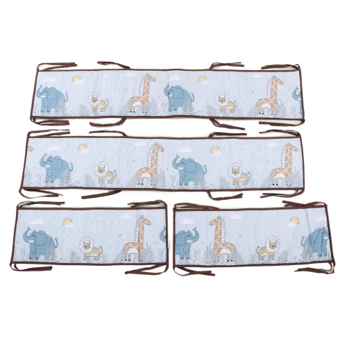 Breathable Crash-Proof Crib Side Bumper Pad for Boys & Girls, Type2 1