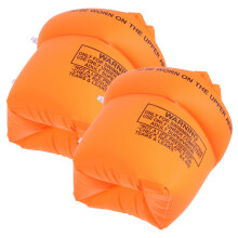 Floaty Multifunctional Swimming Armbands for Pool Use, Inflatable Arm Float for Men and Women, Orange Swimming Accessories