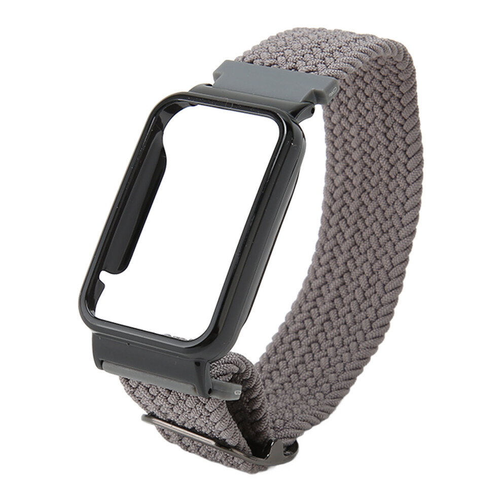 Braided Loop Strap For Mi Band 7 Pro Adjustable Gray/Black 9121376349355