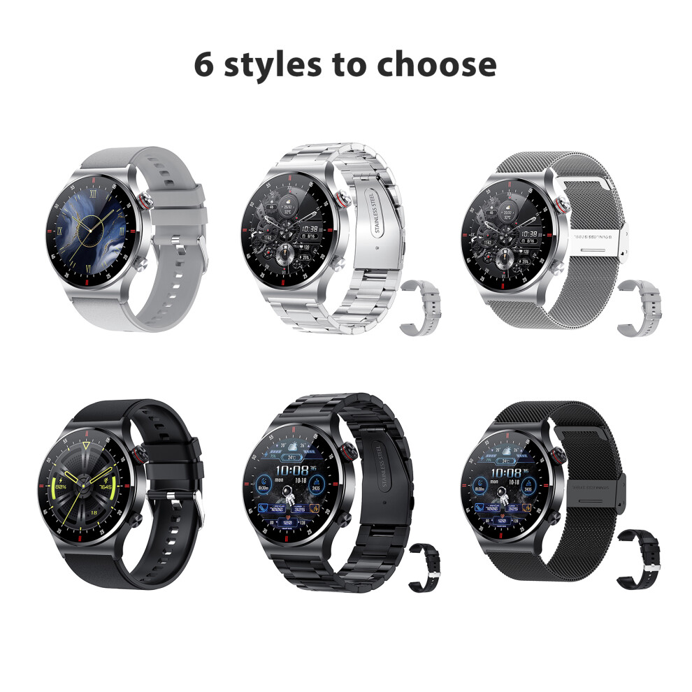Qw33 1.28 Inch Waterproof Bluetooth Sports Smartwatch With Heart Rate 9341338651535