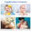 60 Stück Baby-Ohraufkleber Polyethylen wasserdicht 8