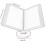 Desktop Reference and Catalog Display Stand A4 with 10 Compartments, Easy Load Pockets, Compact Weighted Flip Book Holder 2