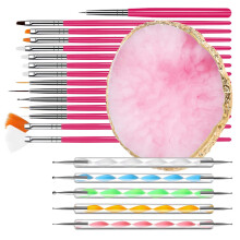 Nail Doting Tools Set with Multi-Colour Nail Brushes and Painting Pens for Nail Art and Salon Use