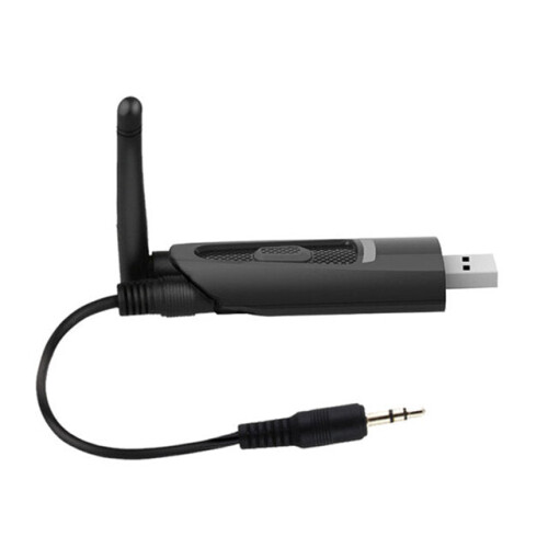 USB Bluetooth 5.0 Transmitter Bluetooth Adapter Low Latency for TV Wireless USB 3.5mm AUX/2 RCA Audio Adapter for PS4 PC 1