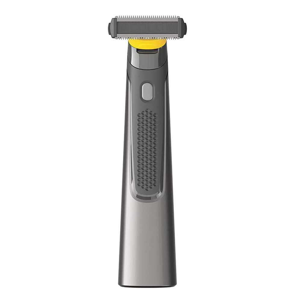 Black Beard Trimmer Usb Cordless Electric Hair Trimmer For Men, Titanium Razor With 3 Blades, Body Hair Grooming Tool In