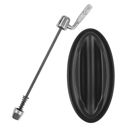 Bicycle Front Wheel Riser Block & Quick Release Skewer for Indoor Training 1