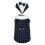 Haustier-Hochzeits-Gittermuster-Fliege, Polyester L 2