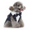 Haustier-Hochzeits-Gittermuster-Fliege, Polyester L 5