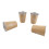 Beige 350ml 304 Edelstahlbecher 100x84x57mm 8