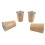 Beige 350ml 304 Edelstahlbecher 100x84x57mm 13