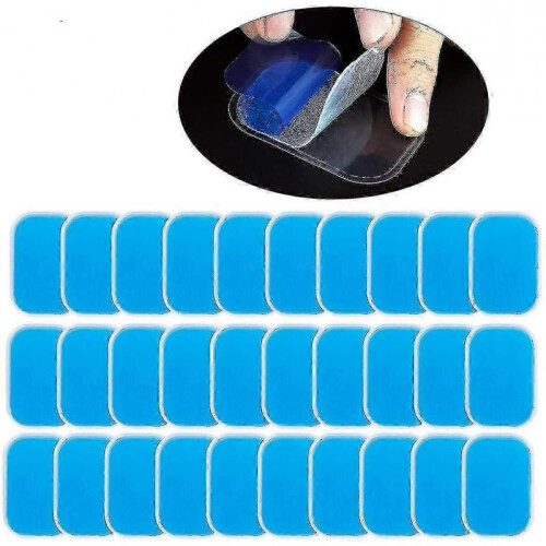 60 Pack EMS Gel Pads for Abdominal Trainer - Replacement Gel Sheets for Electrical Muscle Stimulation (EMS) Abs Trainer