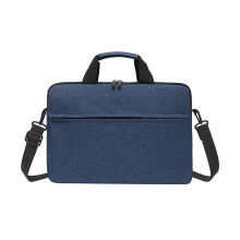 13" 17" Laptop Carrying Case Durable Water Resistant Fabric with Shoulder Strap for Business Casual and School - Dunkelblau