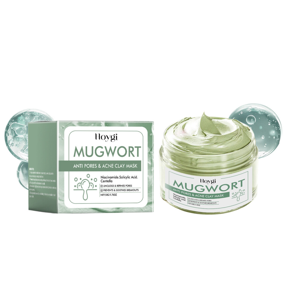 Green (50G) Blackhead Tea Cleansing Mask Gently Cleansing Blackhead Keratoe Fine Pores Moisturizing And Nourishing Skin Mud Mask