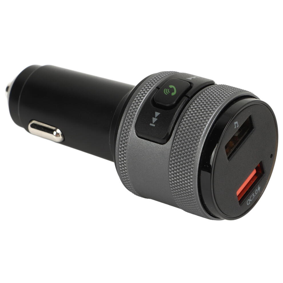 Bluetooth Fm Transmitter Qc3.0 Fast Charge Cvc Noise Cancelling Handsfree Car Player 6911338660573