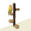 Durable Parrot Hanging Log Platform Stand Toy 30x16cm for Birds 4