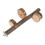 Durable Parrot Hanging Log Platform Stand Toy 30x16cm for Birds 10