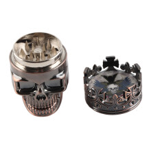 3-Schichten Schädelkopf-Gewürzmühle, Rotbronze, 40 g