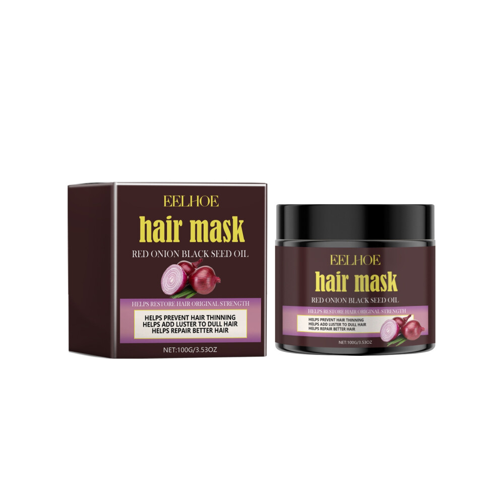 (Hair mask) Red onion black seed oil hair care series Scalp cleansing and moisturizing hair smooth and shiny hair care series